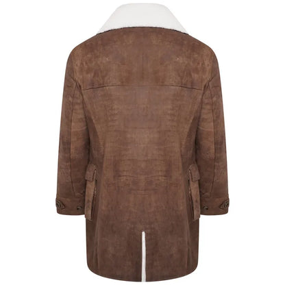 Brown Bane Trench Coat Original Distressed From The Movie The Dark Knight Rises